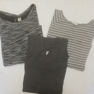 Gray long sleeve bundle